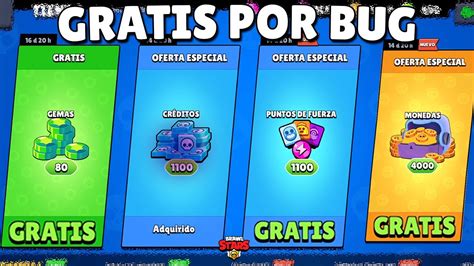 Todo Gratis Por El Bug MÁs Grande De Brawl Stars Youtube