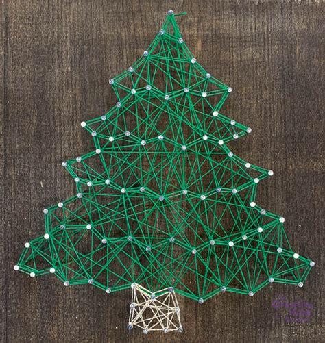 Christmas Tree String Art Creative Hive Studios