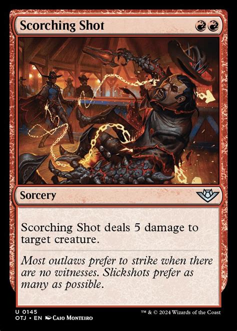 Scorching Shot Outlaws Of Thunder Junction Standard Card Kingdom