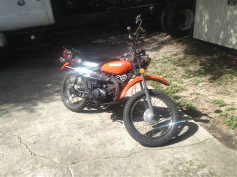 1976 Suzuki Tc 185 Nice Vintage Enduro Street Legal Runs Great