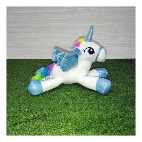 Peluche Unicornio Azul FC2618A Fizzy Toys MercadoLibre