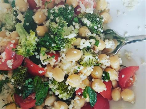 Salade De Couscous Et Pois Chiches Avec Option Sans Gluten Glouton