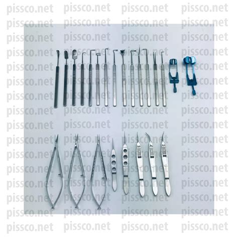 Strabismus Ophthalmic Eye Micro Surgery Surgical Instruments Set Pissco