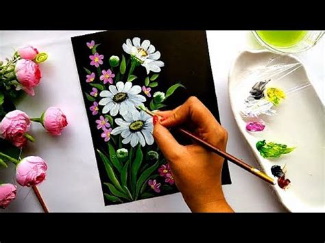 Easy Acrylic Flower Painting Tutorial | Best Flower Site