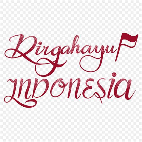 D A De La Independencia Indonesia Handlettering Png Indonesia