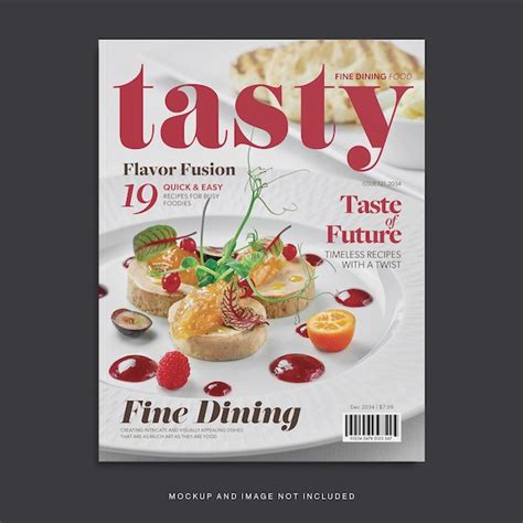 Food Magazine Cover Design PSD, High Quality Free PSD Templates for ...