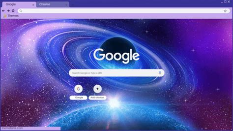 Galaxy Chrome Theme Themebeta