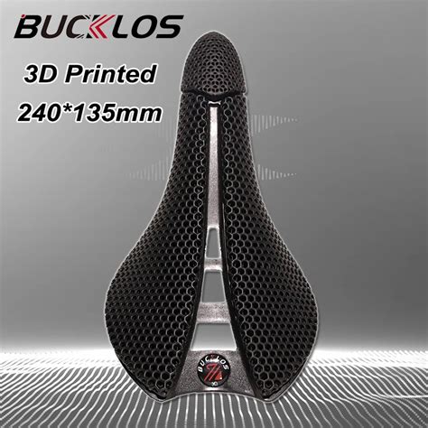 Bucklos D Printed Saddle Hollowed Out Bicycle Cushion With High