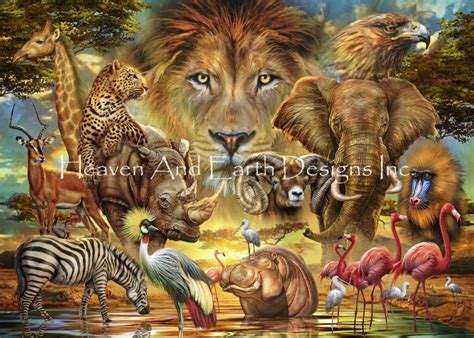 African Mammals Material Pack | Regular Material Packs | Heaven And ...