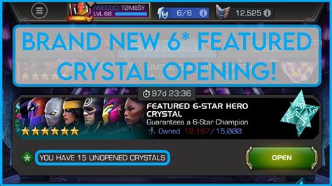 New 6 Featured Crystal Opening Marvel Contest Of Champions Mcoc Youtube