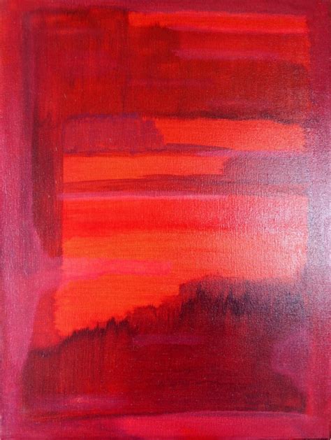 Mark Rothkoone Of My Favorite Artists Of All Time Red Abstract