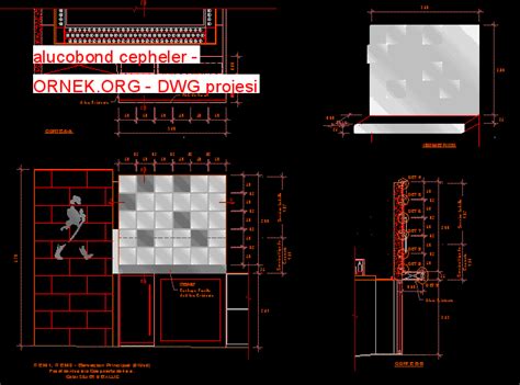 Alucobond Cepheler Dwg Projesi Autocad Projeler Hot Sex Picture