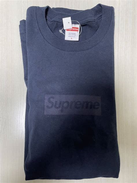 Yahoo L Supreme Tonal Box Logo Tee Nav