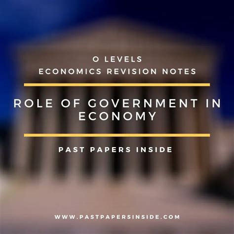 Role Of Government In Economy Past Papers Inside