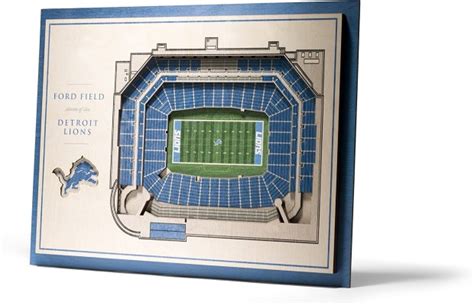 Detroit Lions NFL Stadium Wall Art For Sale | Billiards N More