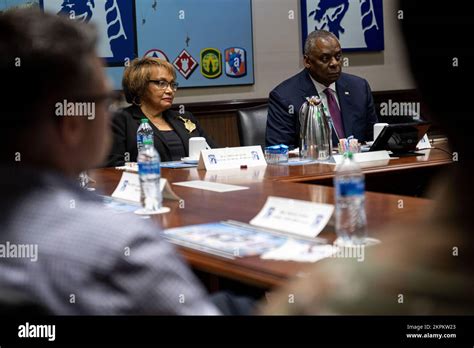 Secretary Of Defense Lloyd J Austin Iii And His Wife Charlene Austin