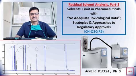 Residual Solvent Analysis Part 3 Solvents Limit In Pharmaceuticals