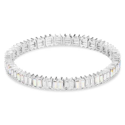 Rhodium Plated Bracelet B19109