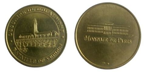 Monnaie De Paris Tourist Token Ossuaire De Douaumont Bataille De