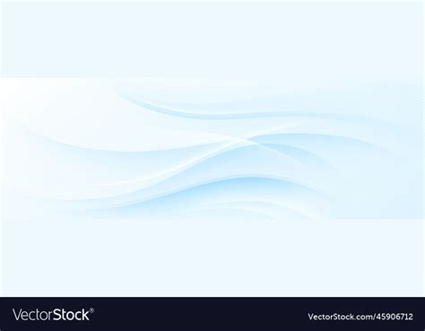 Abstract light blue and white gradient wave Vector Image