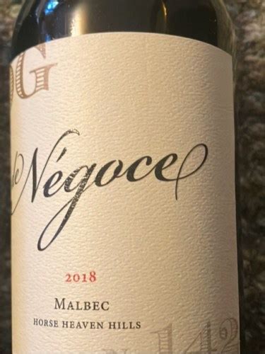 de Négoce OG N 142 Malbec Vivino US