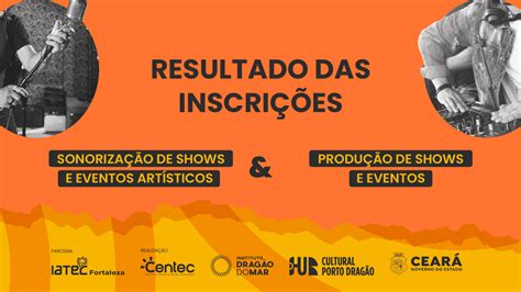 Hub Cultural Porto Dragão e Instituto Centec divulgam lista de