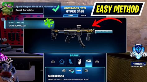 How To Easily Apply Weapon Mods At A Mod Bench Fortnite Youtube