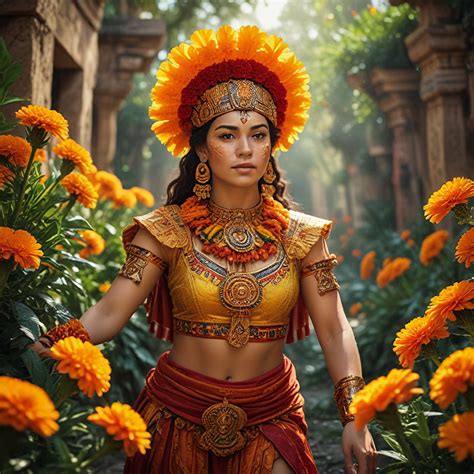 Aztec Mythology The Significance Of Marigolds Mythology Worldwide