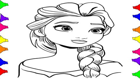 Coloring Pages Elsa Frozen 2 Drawing