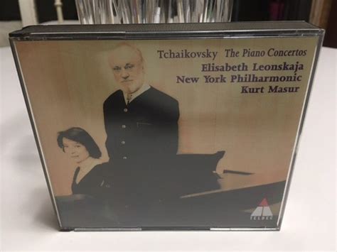 Tchaikovsky The Piano Concertos Leonskaja Masur 2 Cds Cuotas Sin