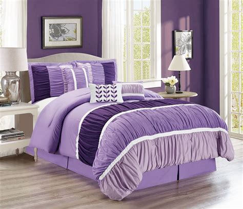 7 Piece Ruched Comforter Set