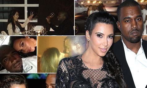 Kim Kardashian Makes Happy Birthday Collage For Kanye West Daily Mail Online