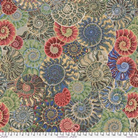 Pre Order Kaffe Fassett August 2024 Collective Ammonites Pwpj128 Neutral Half Yard Etsy