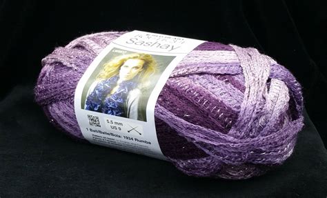 1 Skein Red Heart Boutique Sashay Yarn Boogie Variegated Purple