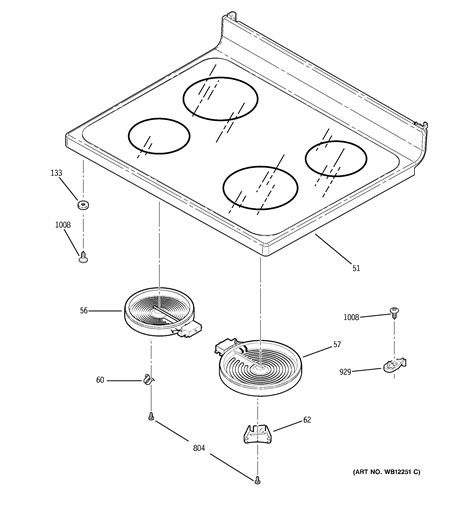 Diagram Of Ge Electric Stove Ge Oven Light Not Working