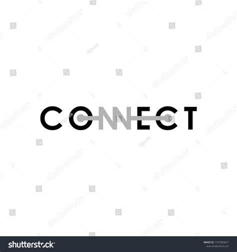 Connect Logo Design Stock Vector Royalty Free 1197083671 Shutterstock