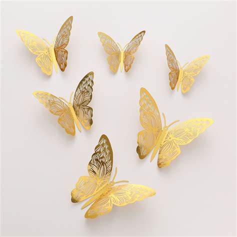 D Butterfly Wall Decor Pcs Butterfly Decorations For Butterfly