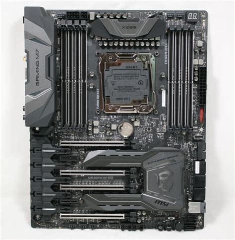 Visual Inspection The MSI X299 Gaming M7 ACK Motherboard Review