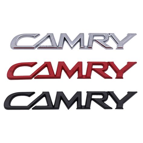 Car Logo For Toyota Camry，Metal Emblem CAMRY Letter Logo Car Rear Trunk Logo For TOYOTA CAMRY ...