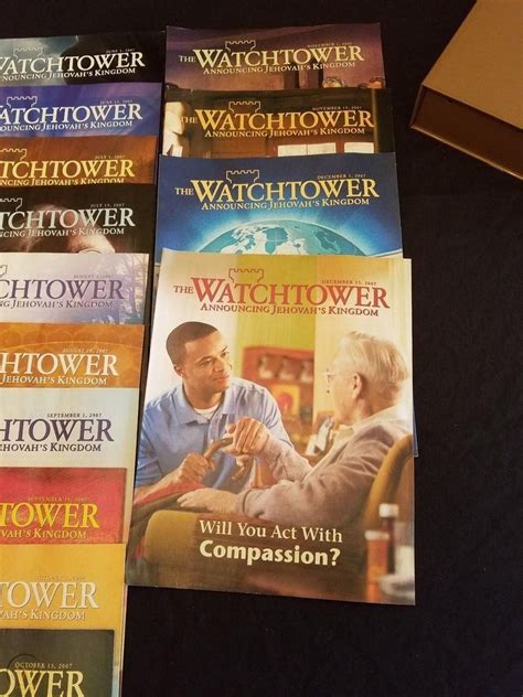 The Watchtower Announcing Jehovahs Kingdom Bimonthly Magazines Complete 2007 | #1944357217