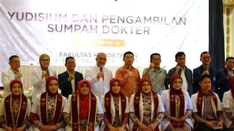 Fk Unibos Gelar Yudisium Dan Pengambilan Sumpah Dokter Angkatan Ke