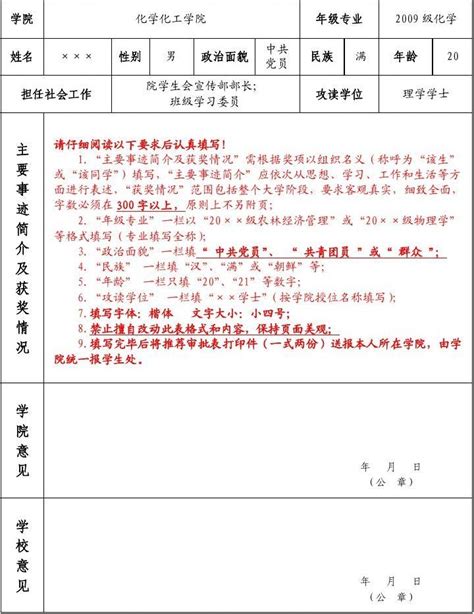 科技创新先进个人推荐审批表word文档免费下载文档大全