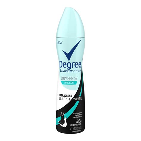 Degree Women Black And White Pure Rain Ultraclear Antiperspirant