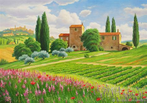 Tuscany Painting at PaintingValley.com | Explore collection of Tuscany ...