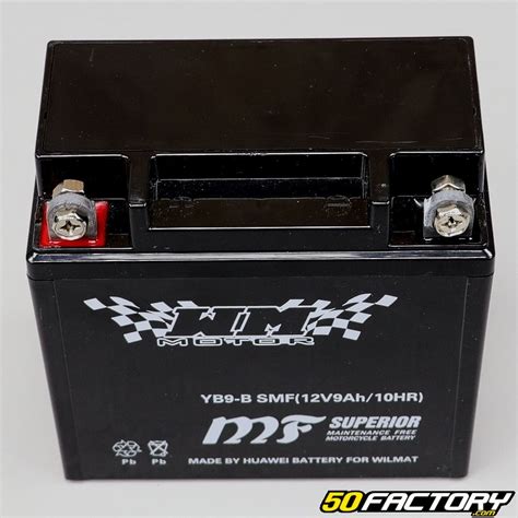 Batterie YB9 B SLA 12V 9Ah Acide Sans Entretien Piaggio Liberty