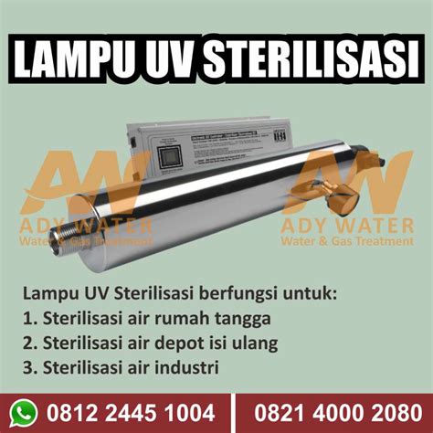 Berapa Harga Lampu UV Sterilisasi Air Di Ady Lab Jual UV Sterilizer