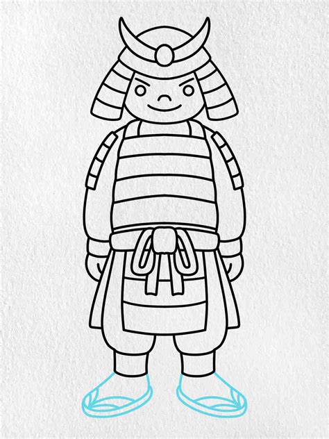 How to Draw a Samurai - HelloArtsy