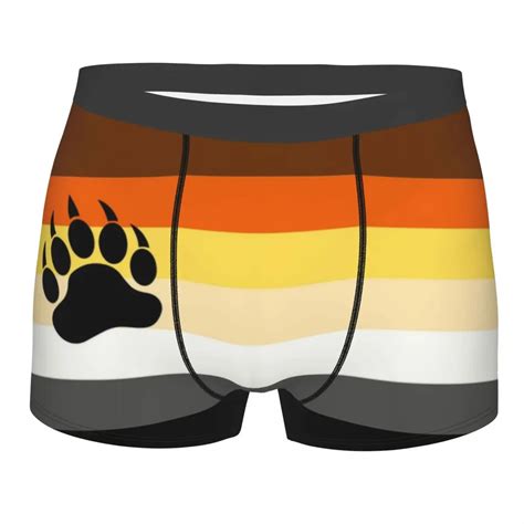 Ropa Interior Gay Para Hombre B Xer Con Estampado De Pata De Oso Personalizado Lgbt Orgullo