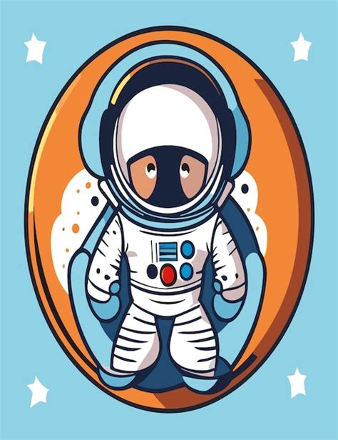 Premium Vector Cartoon Astronaut Clipart Vector Design