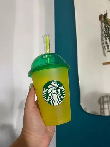 Vaso Coleccionable Starbucks Reutilizable Summer Amarillo Cuotas Sin